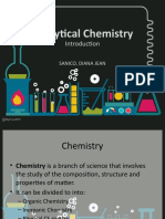 Analytical Chemistry - Introduction