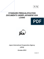 Standard Prequalification Documents Under Japanese Oda Loans