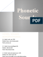 Phonetic Sounds