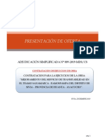 Pfresentacion de Oferta Consorcio Sanamarca.