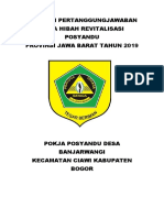 Laporan Pertanggungjawaban Dana Hibah Posyandu