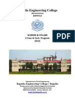 Bapatla Engineering College: Scheme & Syllabi 4 Year B.Tech. Program (R14)