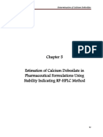 Determination of Calcium Dobesilate