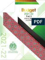 210617-1539.1-Sindh Annual Budget Statement For 2021-22 - Volume-I