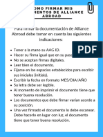 Como Firmar Mis Documentos de Alliance Abroad