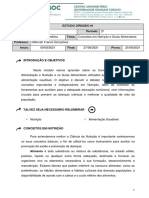 Conceitos em Nutrição. Guias Alimentares texto