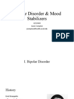 Bipolar Disorder & Mood Stabilizers: 4/3/2020 Jason Compton Jcompton@health - Ucsd.edu