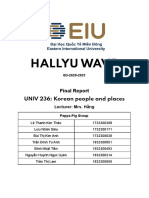 UNIV 236 - Final Report - Hallyu Wave