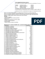 Práctica de costos y estados financieros para empresas comerciales