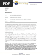 Broward County School Memo