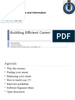 Building Efficient Career - 3