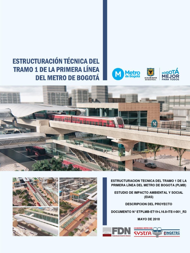 Estructuración Técnica Metro Bogotá PLMB | PDF | Estación de tren | Bogotá