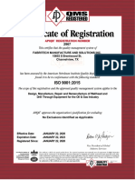 Certificate ISO-2967