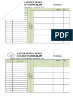 Data Absensi Murid