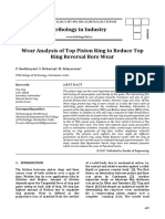 Tribology in Industry: P. Ilanthirayan, S. Mohanraj, M. Kalayarasan