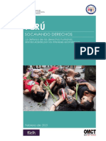 Perú: 960 Defensores de DD - HH Criminalizados y 220 Asesinados Entre 2011 Al 2021