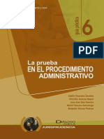 6. La Prueba en El Procedimiento Administrativo Gaceta Juridica