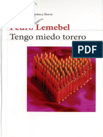 Pedro Lemebel - Tengo Miedo Torero