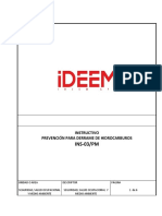 INS-03-PM Instructivo Derrame de Hidrocarburos IDEEM