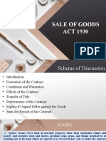 Sale of Goods Act 1930