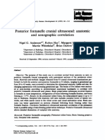 Posterior Fontanelle Cranial Ultrasound: Anatotic and Sonographic Correlation