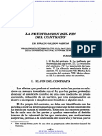 La Frustración Del Fin Del Contrato.