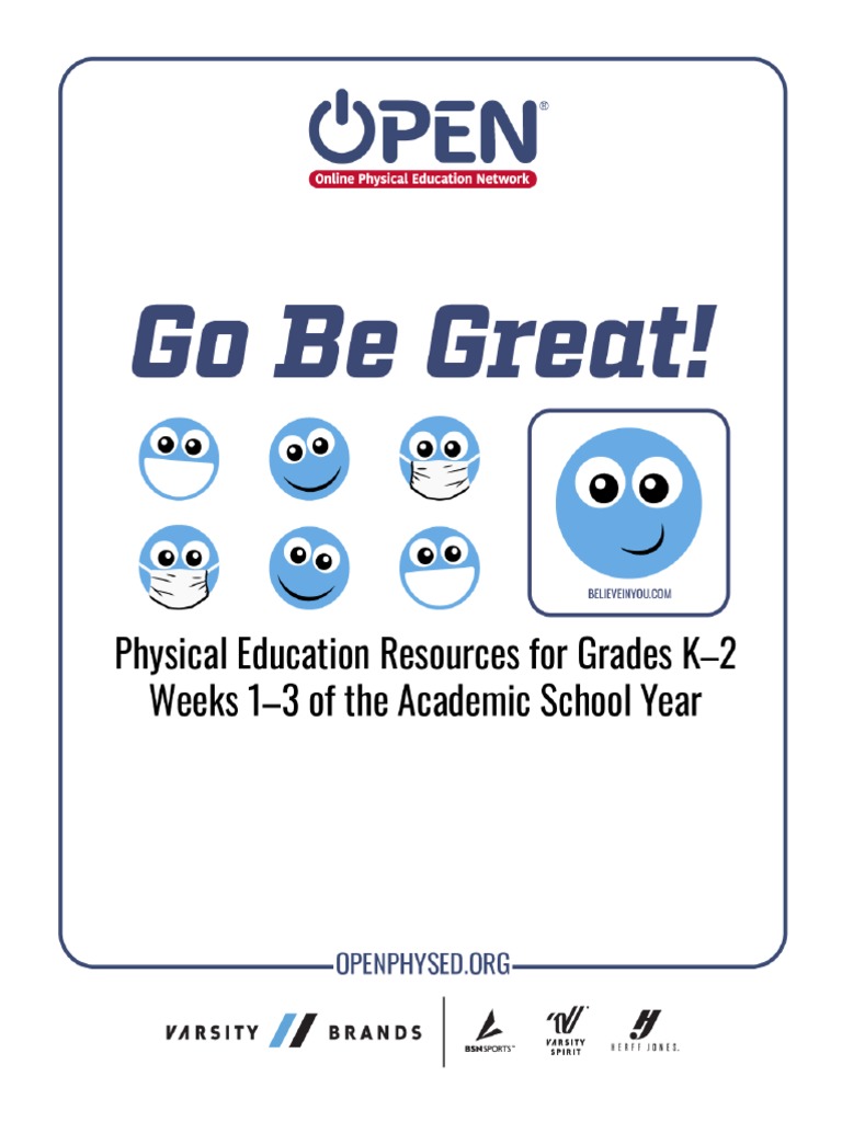 K-2 Go Be Great Module Lessons | PDF | Physical Education ...