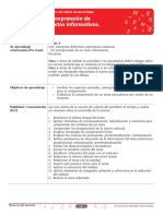 Comprensión de Textos Informativos.: Título Del Objeto de Aprendizaje Lenguaje - Unidad 3 Grado 10