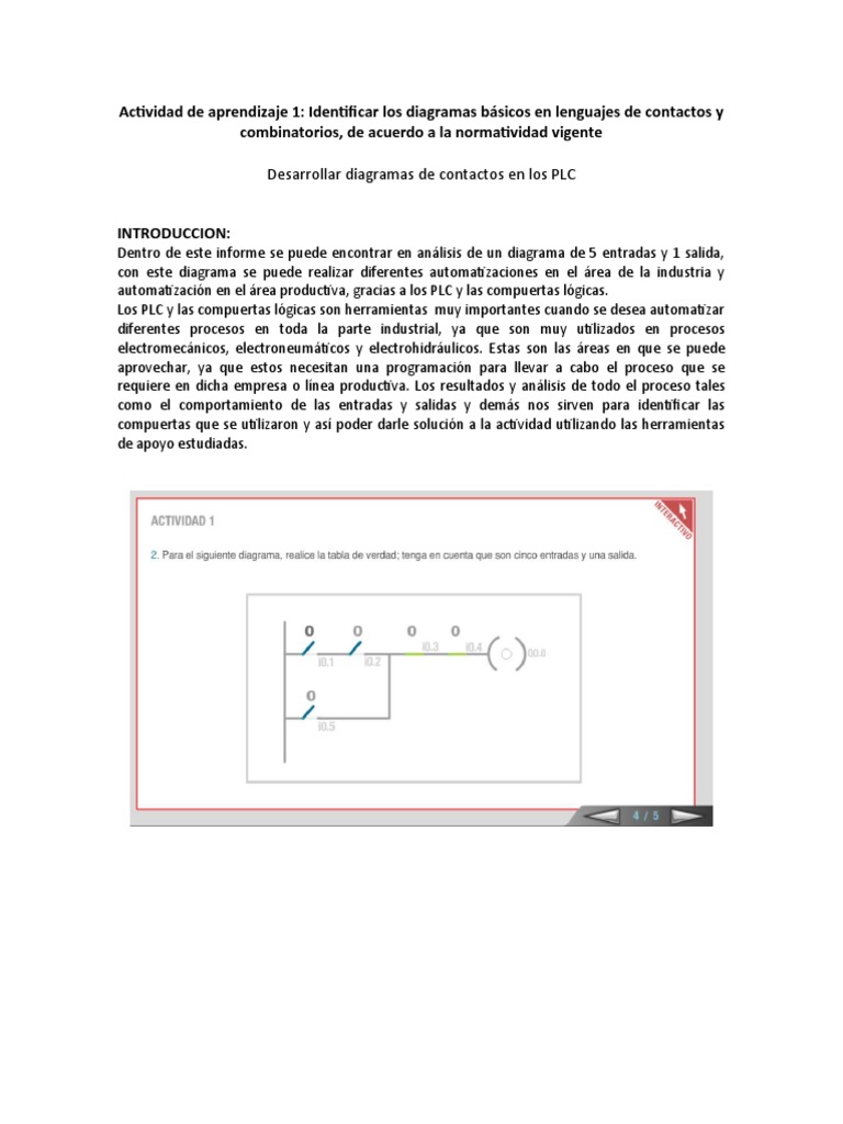 Desarrollar Diagramas de Contactos en Los PLC | PDF