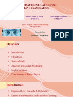 Iris Based Authentication For Online Examination