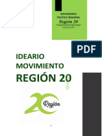 IDEARIO DEL MOVIMIENTO REGIONAL REGION 20 - COPIA