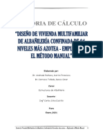 Memoria de Cálculo - Andrade Pacheco - Carrasco Talledo