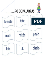 MURO DE PALABRAS Letra T