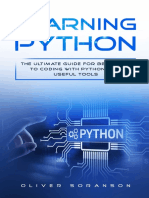 Learning Python The Ultimate Guide For Beginners To Coding With