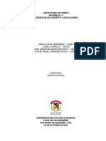 INFORME #8 de Laboratorio de Quimica Medición de PH Concepto Y Aplicaciones