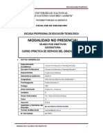 2021-Silabo Por OBJTIVO Servicio Del Graduando - I