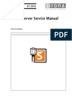 Sirona Server Service Manual
