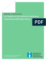 For Chapters of The Institute For Healthcare: Improvement (IHI) Open School