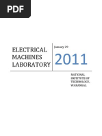 Load Test No Load Test and Blocked Rotor Tests On 3 F Induction Motor