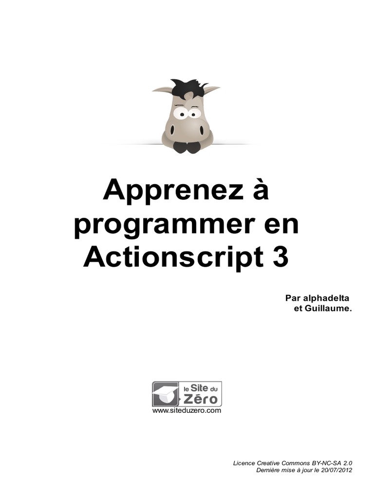 Apprenez A Programmer en Actionscript 3 | PDF | Adobe Flash | Adobe Flex