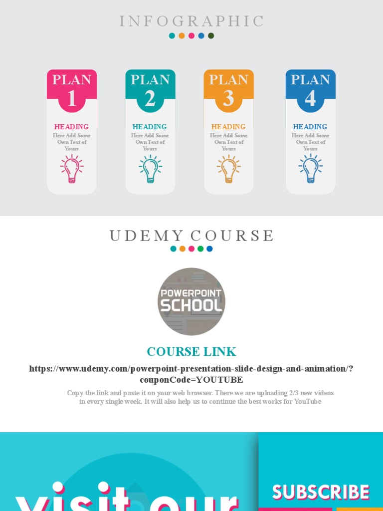 Animated Infographic Powerpoint Presentation Slide By Powerpoint School