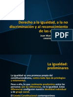 Derecho A La Igualdad, No Discriminacion y Reconocimiento de Las Diferencias 2018
