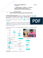 STANDARD: Demuestro Conocimiento de Las Estructuras Básicas Del Inglés