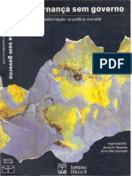 Governança Sem Governo-Ordem e Transformação Na Política Mundial