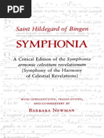 NEWMAN - Hildegard Von Bigen - Symphonia. A Critical Edition of ...