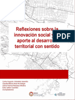 Reflexiones sobre innovación social y su aporte al desarrollo territorial con sentido