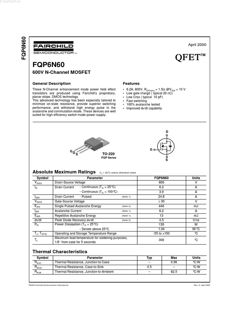 5n60c Mosfet Pinout Wholesale USA | rbk.bm