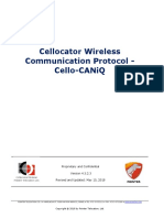 Cello-CANiQ CSA Wireless Communication Protocol