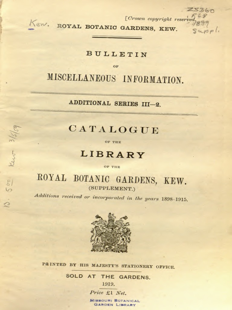 Mobot 31753000598356 | PDF | Botany