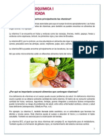 Bioquimica I.en Qué Alimentos Se Encuentran Principalmente Las Vitaminas.